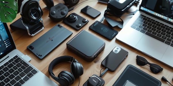 flat-lay-desk-with-tech-gadgets-laptop-headphones-sunglasses_14117-864939